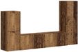 vidaXL Ensemble de meubles TV 4 pièces Bois de grange Bois traité