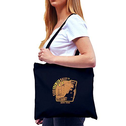 Texlab Unisex Adult VEND-188027 Stoffen Zak - Zwart - 38 cm x 42 cm