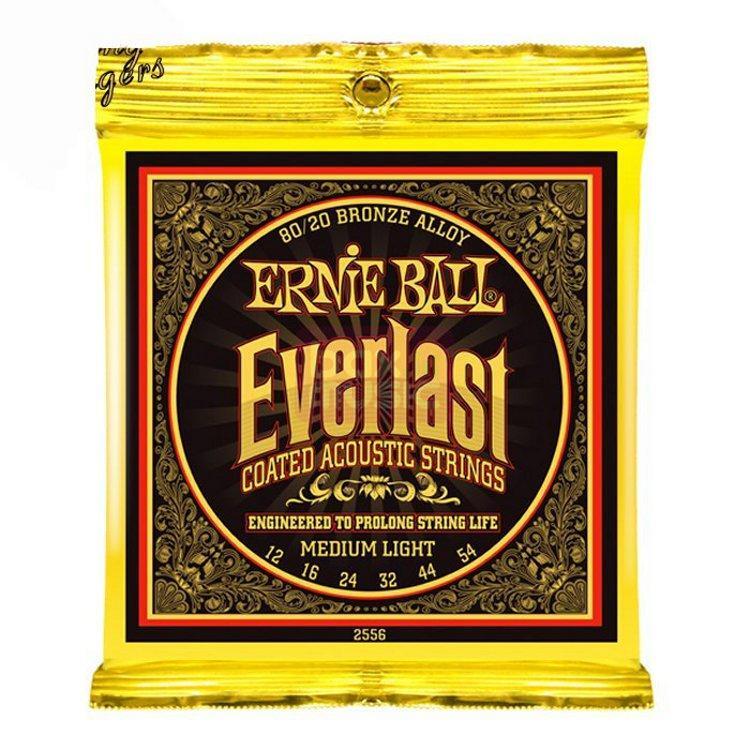 Ernie Ball 2556 Everlast Coated Bronze Medium Light snarenset