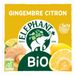 Elephant Infusion biologique gingembre citron 20 sachets pyramide