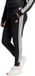 Adidas Broek Dames Essentials 3-Stripes Fleece Slim Zwart-Wit - Maat 2XL