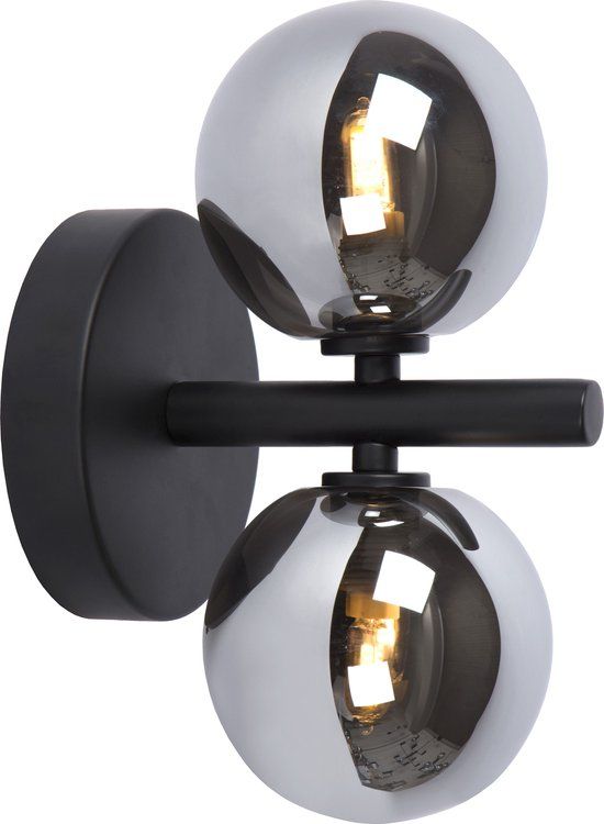 Lucide TYCHO - Wandlamp - 2xG9 - Zwart