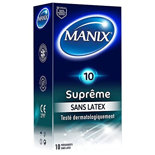 Manix Supreme condoome, 100% latexvrij, 10 stuks