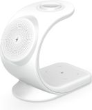 MMOBIEL 3-in-1 Magnetisch Draadloos Oplaadstation - 18W Snellader - Wit