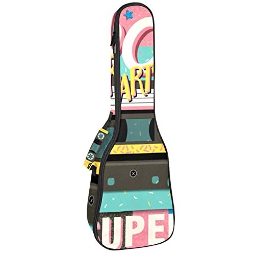 Mersov Tenor Ukulele Gigbag Waterdichte Ukelele Case Gewatteerde Rugzak, 21/23/24"