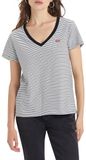 Levi's Perfect V-Neck T-shirt Vrouwen, Annalise Stripe Cloud Dancer, S