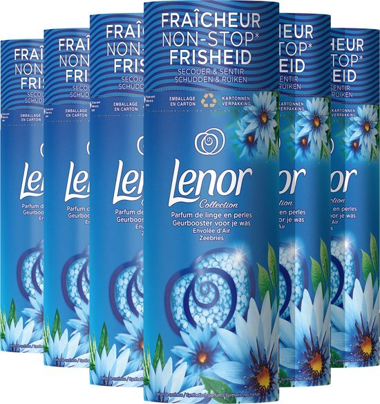 Lenor Geurbooster Voor Je Was - Zeebries - Geurparels - Voordeelverpakking 6 x 165g