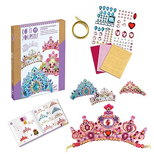 djeco Prinses 37901 haarband om te decoreren, meerkleurig (1)