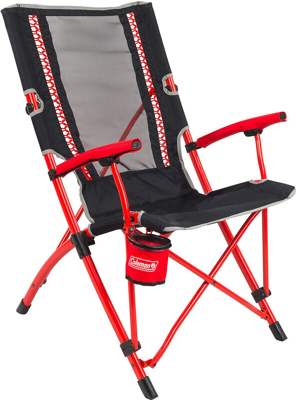Coleman Bungee Chair Vouwstoel, zwart-rood, L