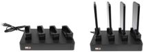 Brodit 216371 4-weg desktop-oplaadstation voor Samsung Galaxy Xcover 6 Pro Zwart