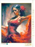 CALVENDO Puzzel Prachtige Flamencodanseres | 1000 stukjes legformaat 64 x 48 cm foto-puzzel voor gelukkige uren