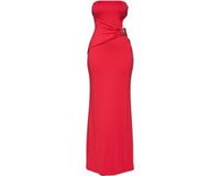 LARICA Jurk - Mouwloos - Geen Sluiting - Effen Rood L