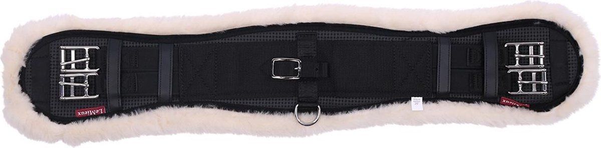 LeMieux Dressuursingel Lamswol - Black-beige - 70 Cm