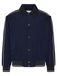 Calvin Klein Blouson d'aviateur en nylon à boutons-pression Dark Sapphire Taille : M | Blousons d'aviateurs Outlet | Homme | Bleu