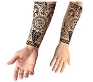 FIESTAS GUIRCA - Tattoos EFEMER Art Tribal Viking 14 x 30 cm