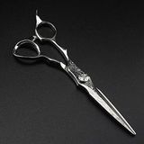 Merkloos / Sans marque Missan: Freelander Professionele Schaar Set Damascus Style - Schaar set Japans Staal 440C - Schaar Set 6 Inch Hoog Kwaliteit - Schaar en Coupeschaar 6 - Knip & coupeschaar 2 - Kappersschaar Set – Schaar Kapper – Uitdunschaar / Effileerschaar