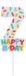 Folat Kaars cozy sprinkles cijfer 7