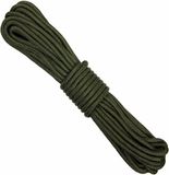 Merkloos / Sans marque Van Os Imports B.V. Touw - groen - stevig koord - 9 mm - 15 meter - camping/ outdoor - nylon