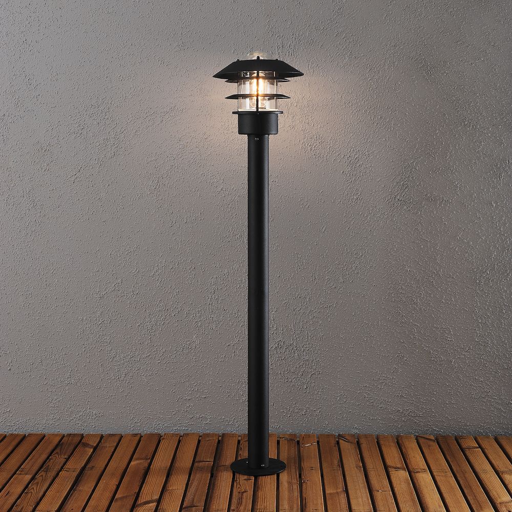 KONSTSMIDE 7311-750 Buitenlamp - Zwart - Aluminium - E27 - 98cm