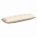 vidaXL Coussin de dossier crème 140 x 50 cm velours côtelé
