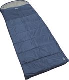 Polydaun Akka - slaapzak - met capuchon - ripstop - GRS 3D-Polarsoft® vulling - blauw/grijs - 85x230 cm