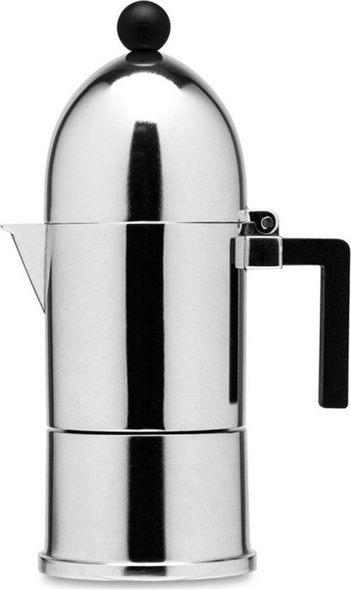 Alessi La Cupola Espressomaker - 3 kops - Zwart