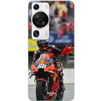 Maniacase Beschermhoes Huawei P60 Pro MIGUEL OLIVEIRA MOTO GP DRAPEAU PORTUGAL