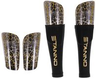 Stanno Dome Scheenbeschermers - Maat XS - Grijs/Goud