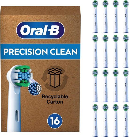 Oral-B Precision Clean Opzetborstels - 16 stuks