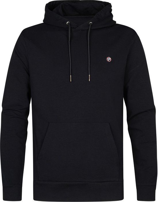 Petrol Industries Hoodie Heren - Trui met Capuchon - Kangoeroezak - 95% Katoen, 5% Elastaan - Comfortable Sweater Mannen - Zwart - Maat S