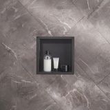 Cabine de douche carrée – 34 cm – Noir