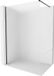 Mexen Kioto-X paroi de douche Walk-in 60 x 200 cm, verre dépoli 10 mm, noir
