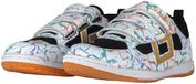 Brabo Force Indoor Hockeyschoenen Junior Wit - Zwart - Multicolor