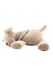 Sterntaler Lucky Slaap goed figuur hond - baby en kinderen slaaphulp van zacht fleece - knuffeldier met geluidsmodule helpt bij het inslapen - geluidsmodule met rustgevende tinten, grijs-beige