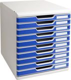 Exacompta Ladebox Modulo Office 10 gesloten laden - Blauw