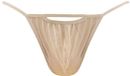 WOH heren microfiber G-string personal allure mesh beige
