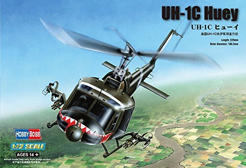 Hobbyboss 1:72 Schaal"UH-1C Huey" Assembly Authentieke Kit