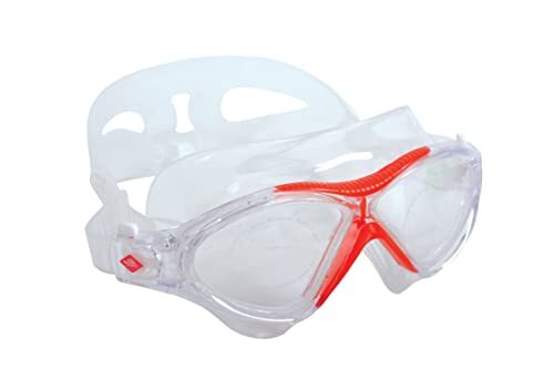 Schildkröt Kinderzwembril Bali, zwemmasker, junior duikbril, grote glazen, hoogwaardige siliconen, goede pasvorm en afdichting, perfect zicht, vanaf 4 jaar, in carrybag, 940051
