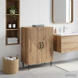 vidaXL Badkamer Opbergkast HAARLEM Artisanaal eiken 59,5 x 31 x 80 cm