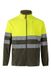 Velilla 183 Tweekleurig fleecejack met hoge zichtbaarheid, neongeel/groen, maat L