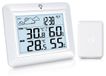 Merkloos Thermometer Binnen en buiten - Hygrometer - Draadloos - Weersvoorspelling - LCD-scherm - 100 m bereik