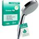 hansgrohe Croma 100 - waterbesparende Douchekop 9 l/min (EcoSmart), ronde Handdouche (⌀ 100 mm) met 4 jets, met anti-kalk functie, chroom, 28537000