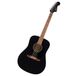 Fender California Debut Redondo Dreadnought akoestische gitaar, zwart