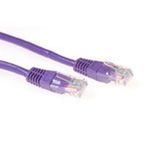 ACT IB4701 CAT5E U/UTP PURPLE 1.00M