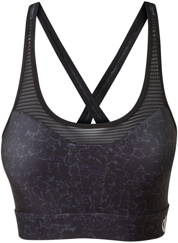 Dare 2b Mantra Zwem BH Dames, black mollecular print