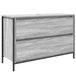 vidaXL Badkamerkast met lades 90x34,5x60 cm grijs sonoma