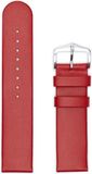 Hirsch Hirsh Horlogeband - Scandic Rood - Leer - 18 mm