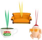 Grupo Erik Friends - Set de 3 boules de Noël (Dinde, Banque et Tasse) - Multicolore