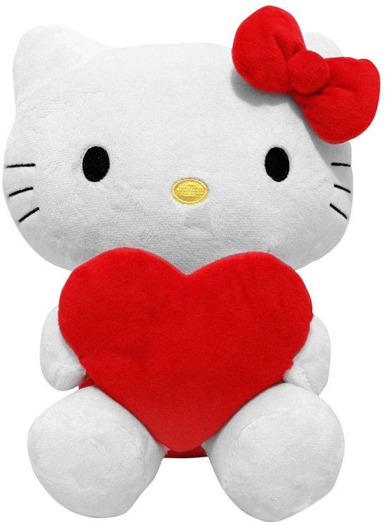 Joy Toy (IT) Sanrio Knuffel Figure Hello Kitty Heart 14 cm