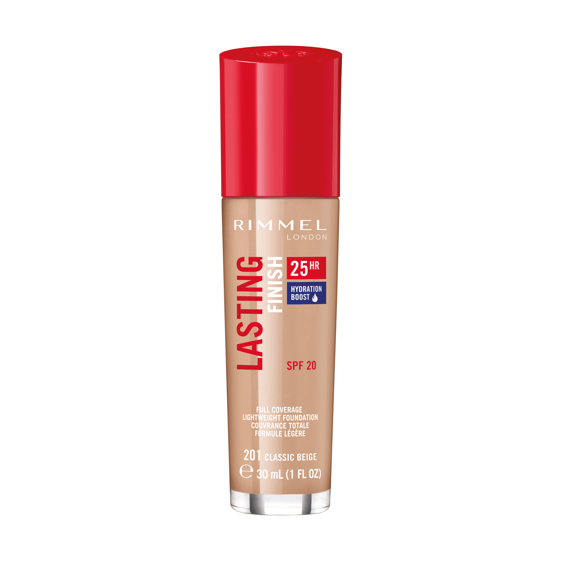 Rimmel   Lasting Finish 25 hour foundation infused with Hyaluronic acid